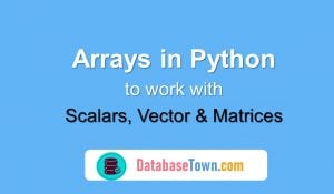 Scalars, Vector and Matrices in Python (Using Arrays)