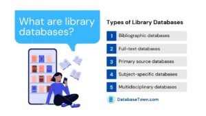 What are library databases?