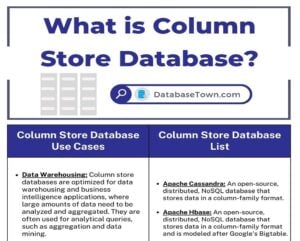 What is Column Store Database? (Uses Cases, List, Advantages & Disadvantages)